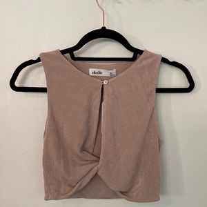 Elodie Shimmered Crop Top